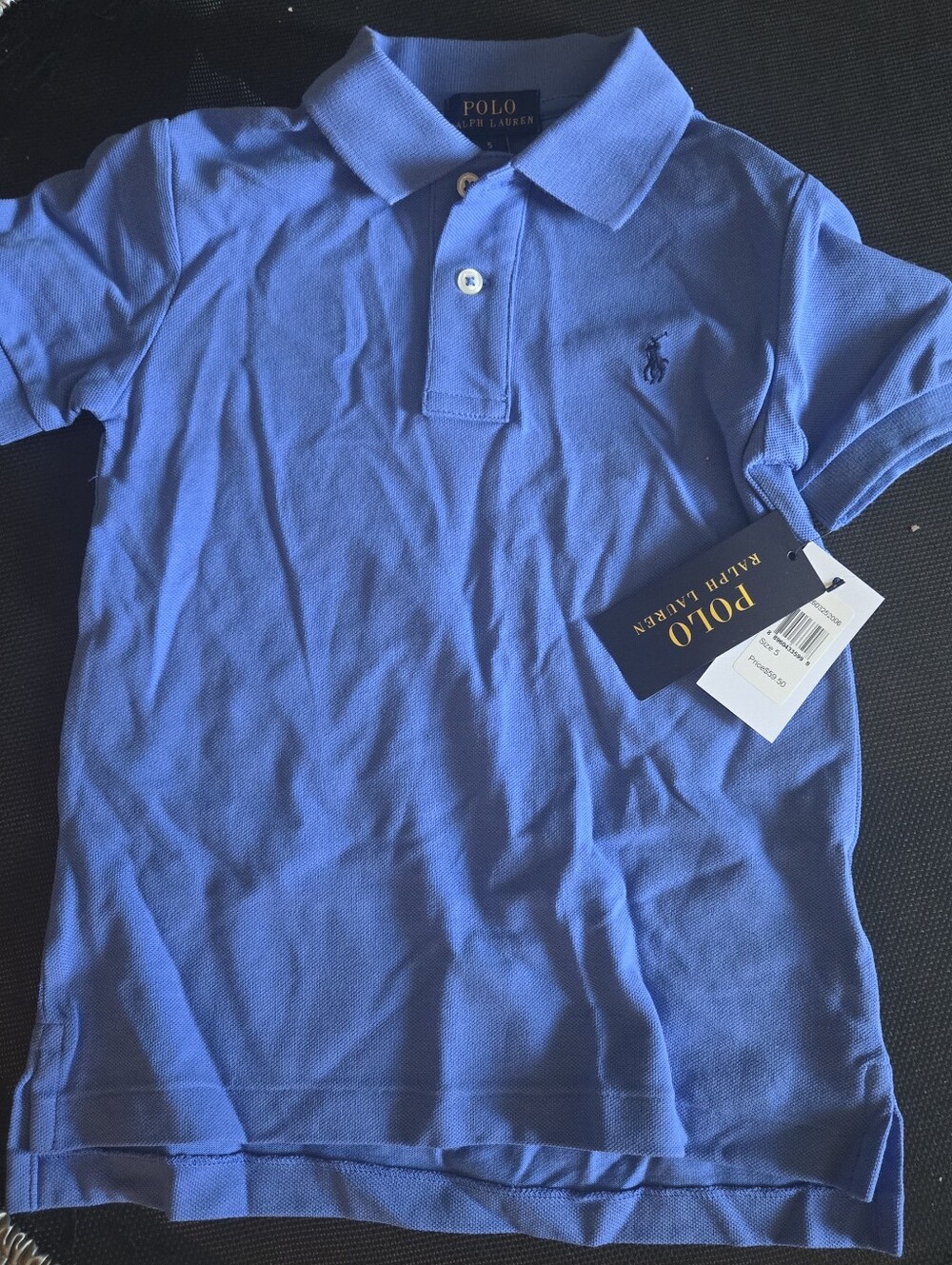 Polo by Ralph Lauren Boys' Royal Blue Short Sleeve Polo